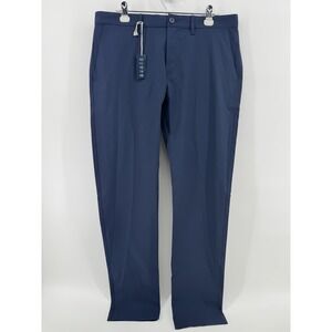 J.Crew Pants Men 34x34‎ Navy Flex Tech Chino Straight Slim Flat Front
